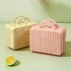 Mini caso cosmético personalizado maleta de 14 pulgadas maleta pequeña acompañante de regalo de mano caja de maquillaje pequeña caja de contraseña Specification image